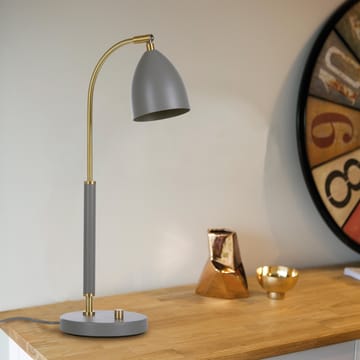 Lampe de table Deluxe - gris chaud, laiton - Belid