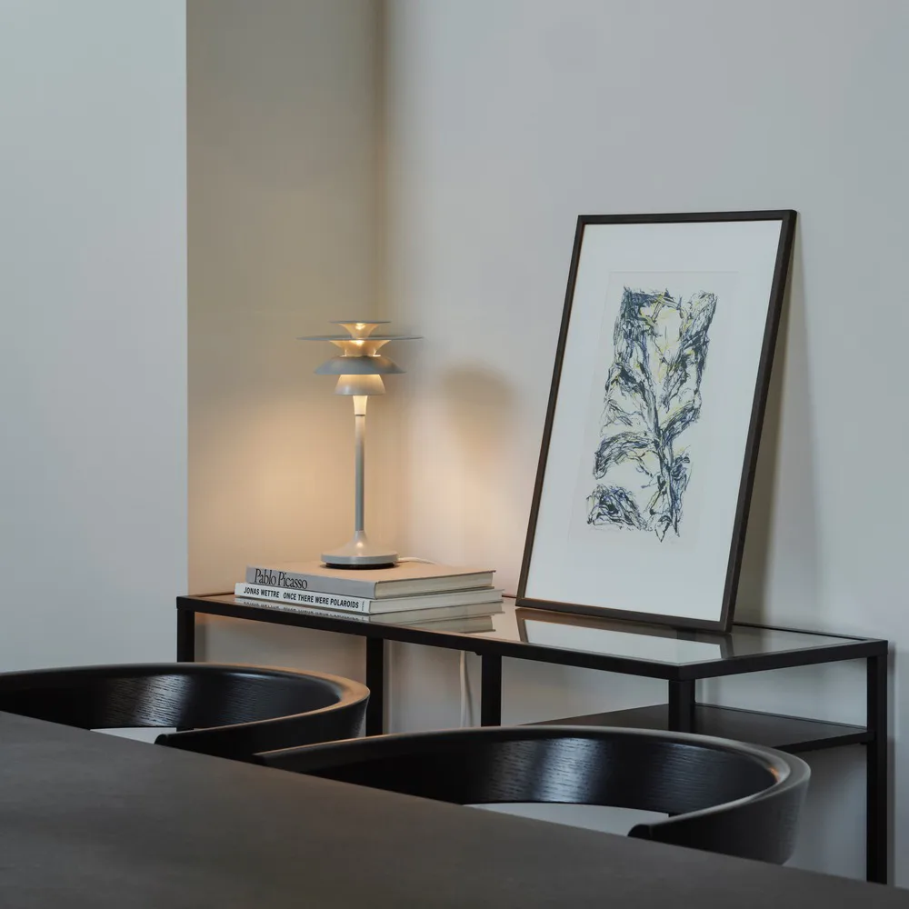 Lampe de table Picasso 34,8 cm, Bleu glace Belid