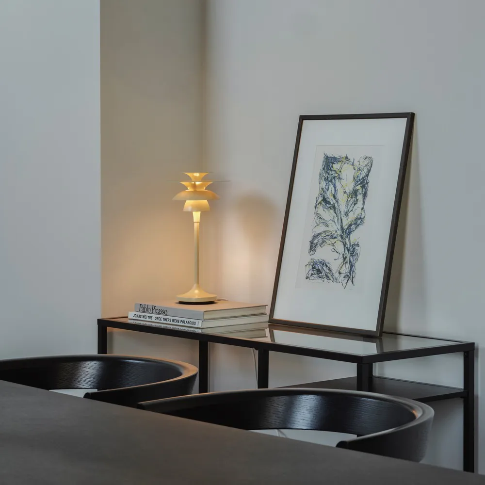 Lampe de table Picasso 34,8 cm, Miel clair Belid