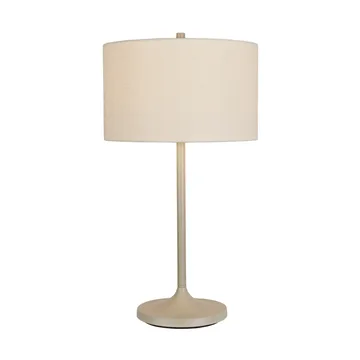 Lampe de table Soft - Lin blanc-sable, Ø34x64 cm - Belid