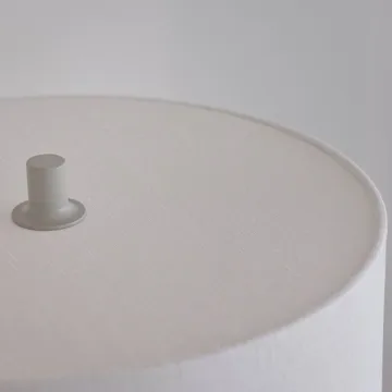 Lampe de table Soft - Lin blanc-sable, Ø34x64 cm - Belid
