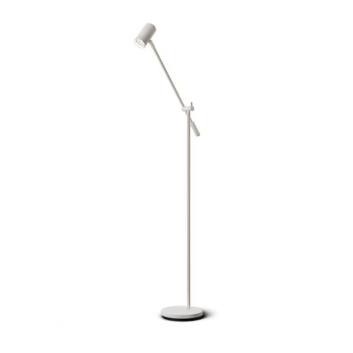 Lampe sur pied avec bras mobile Tyson Ø19,8 cm - Structure blanche - Belid