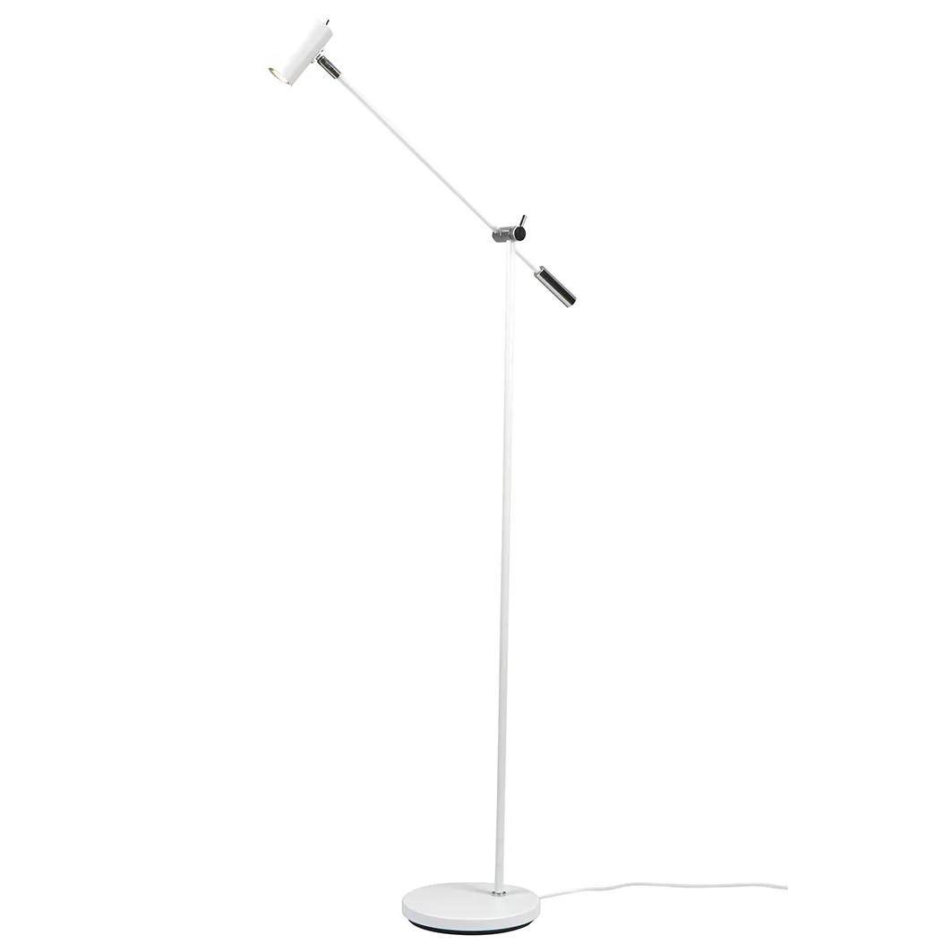 Lampe sur pied Cato, Blanc mat Belid