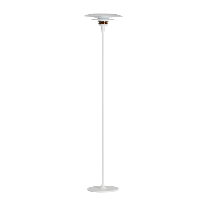 Lampe sur pied Diablo Ø30 cm, Blanc-laiton Belid