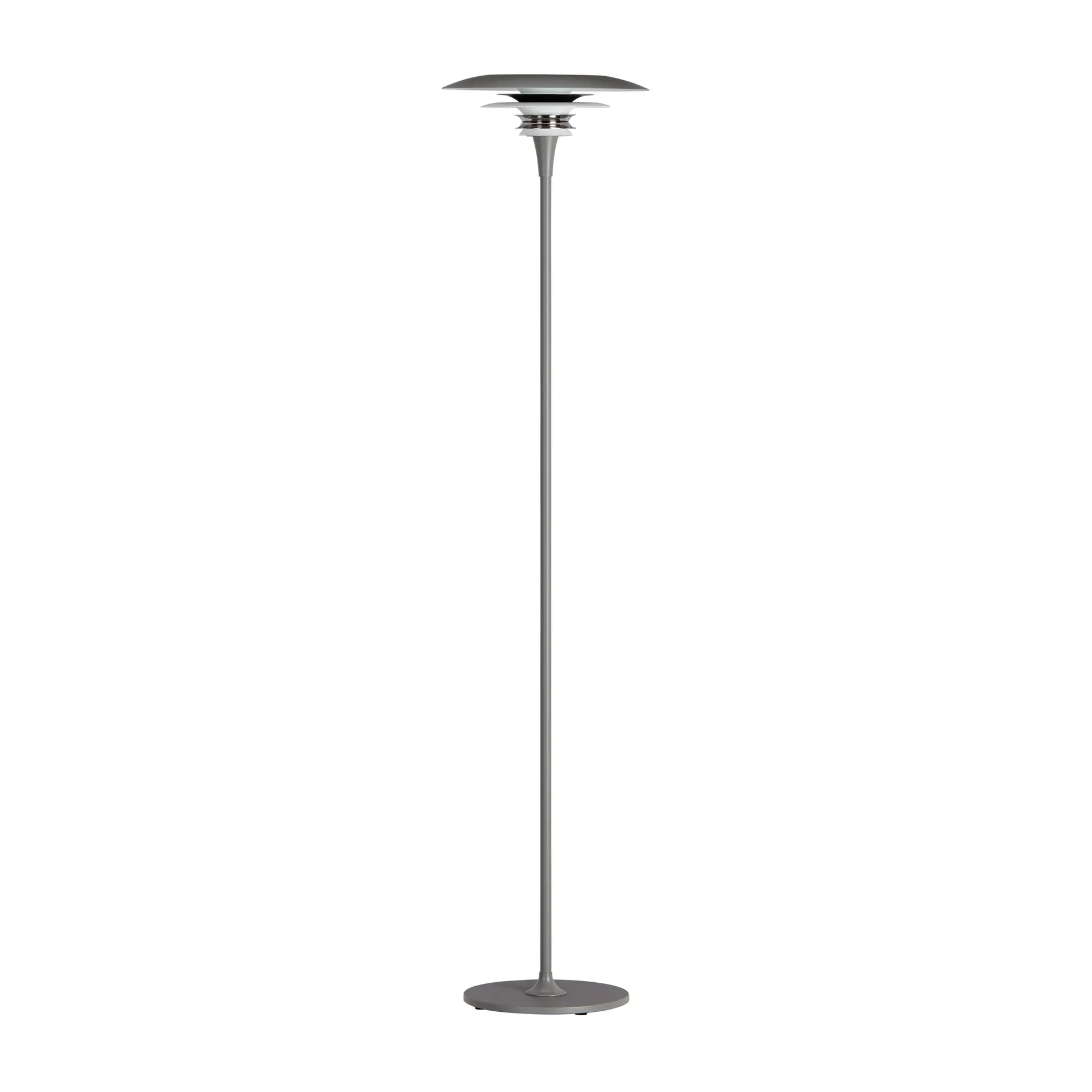 Lampe sur pied Diablo Ø30 cm, Gris-noir brillant Belid