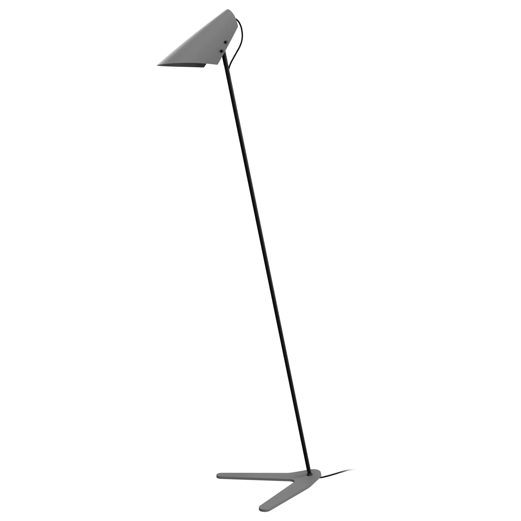 Lampe sur pied Vincent, Béton-noir Belid