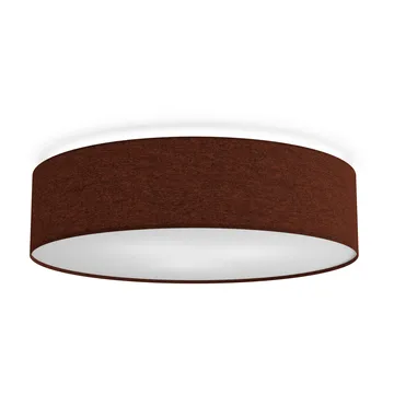 Plafonnier Soft Ø60 cm - Laine rouge rouille - Belid