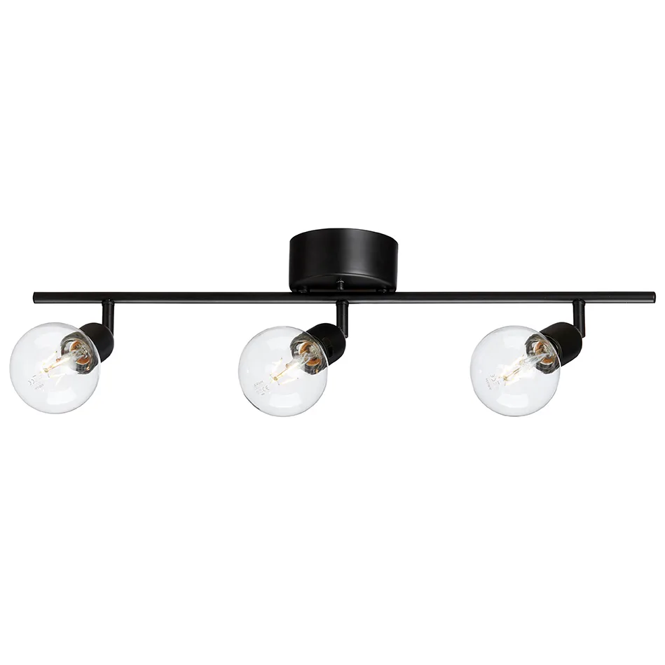 Rail spotlight Regal 3, Noir mat Belid