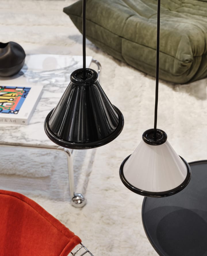 Suspension Belle Ø15 cm, Glossy black Belid