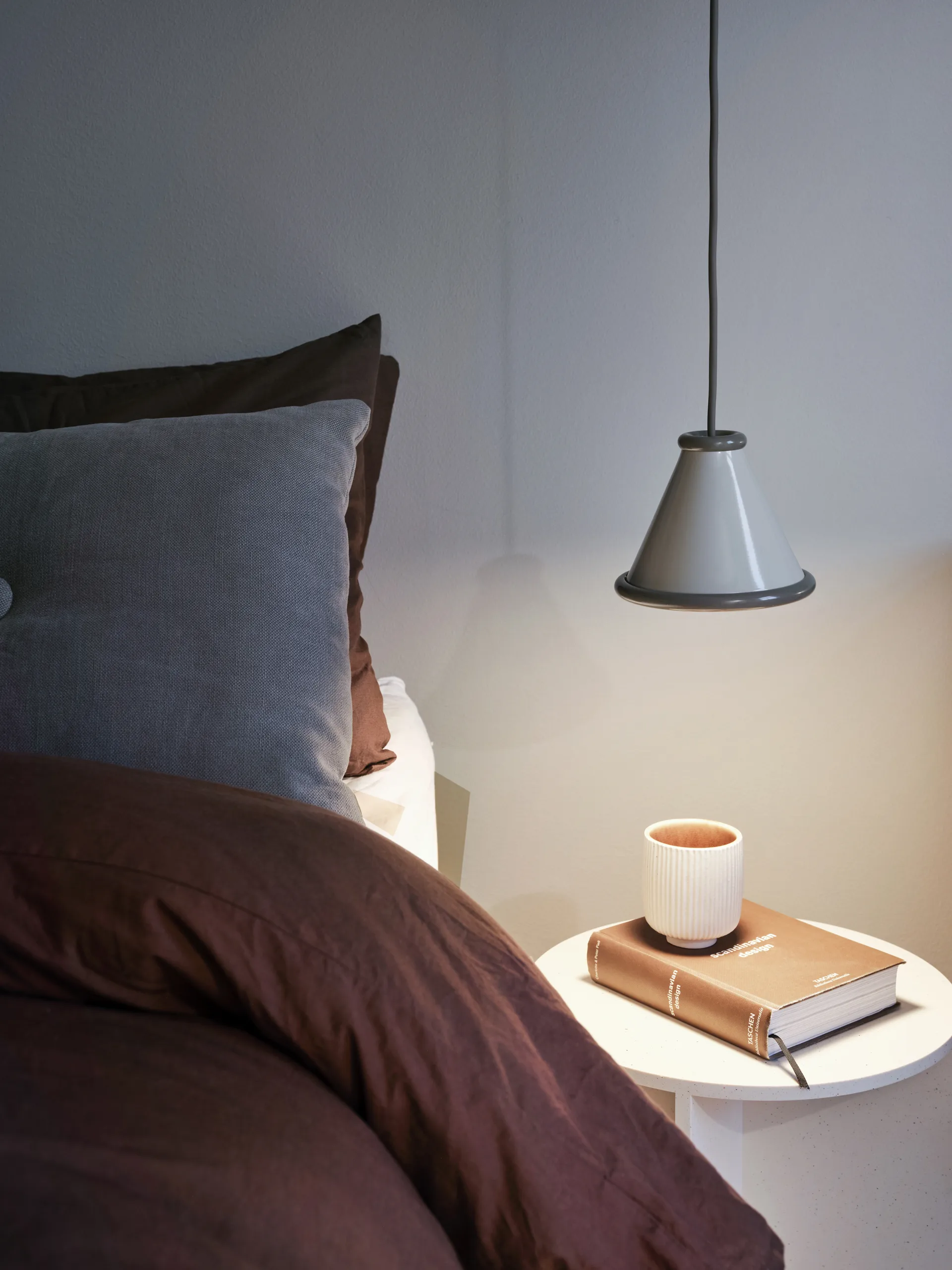 Suspension Belle Ø15 cm, Pepple grey-moss grey Belid