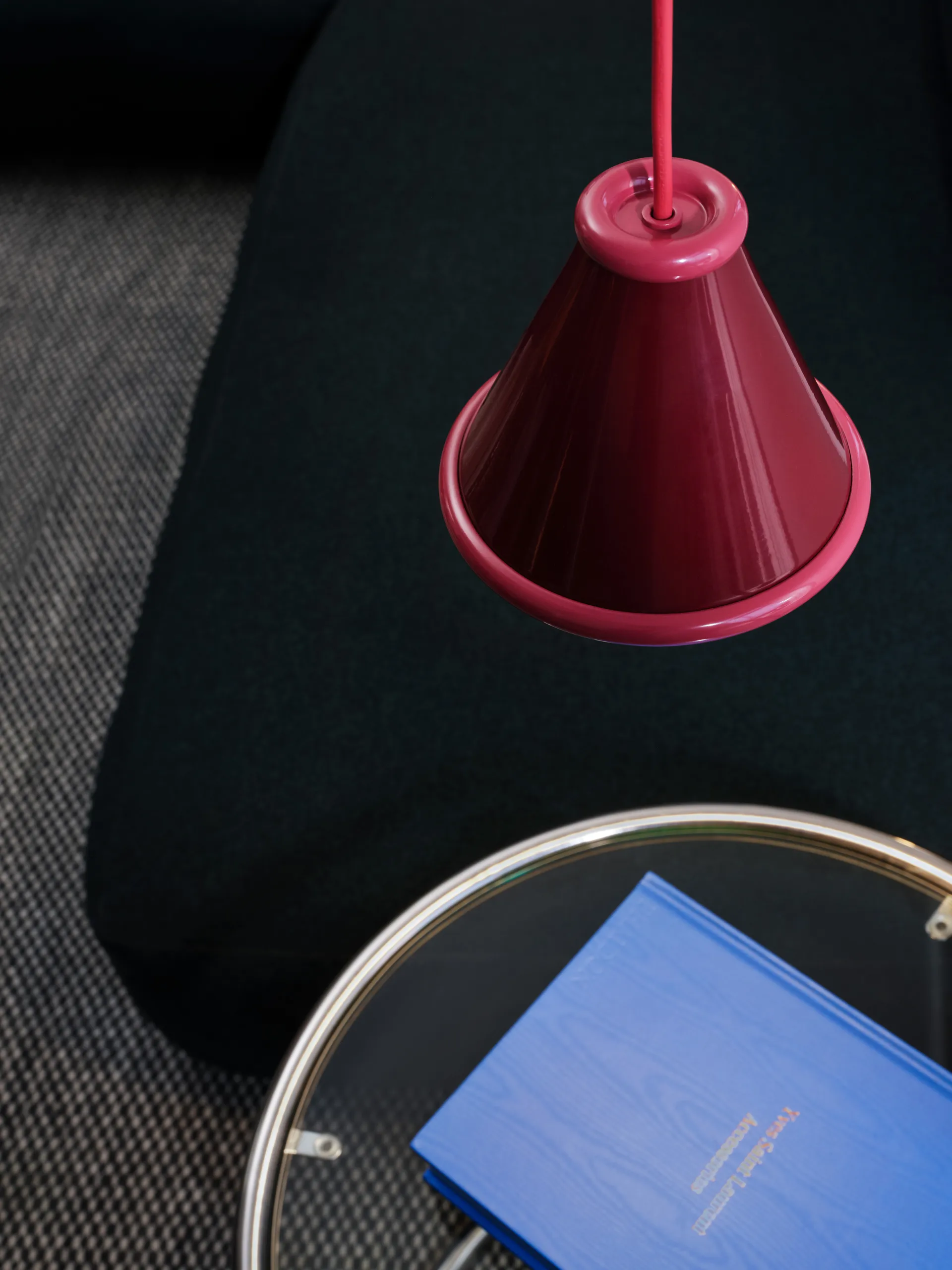 Suspension Belle Ø15 cm, Wine red-red violet Belid