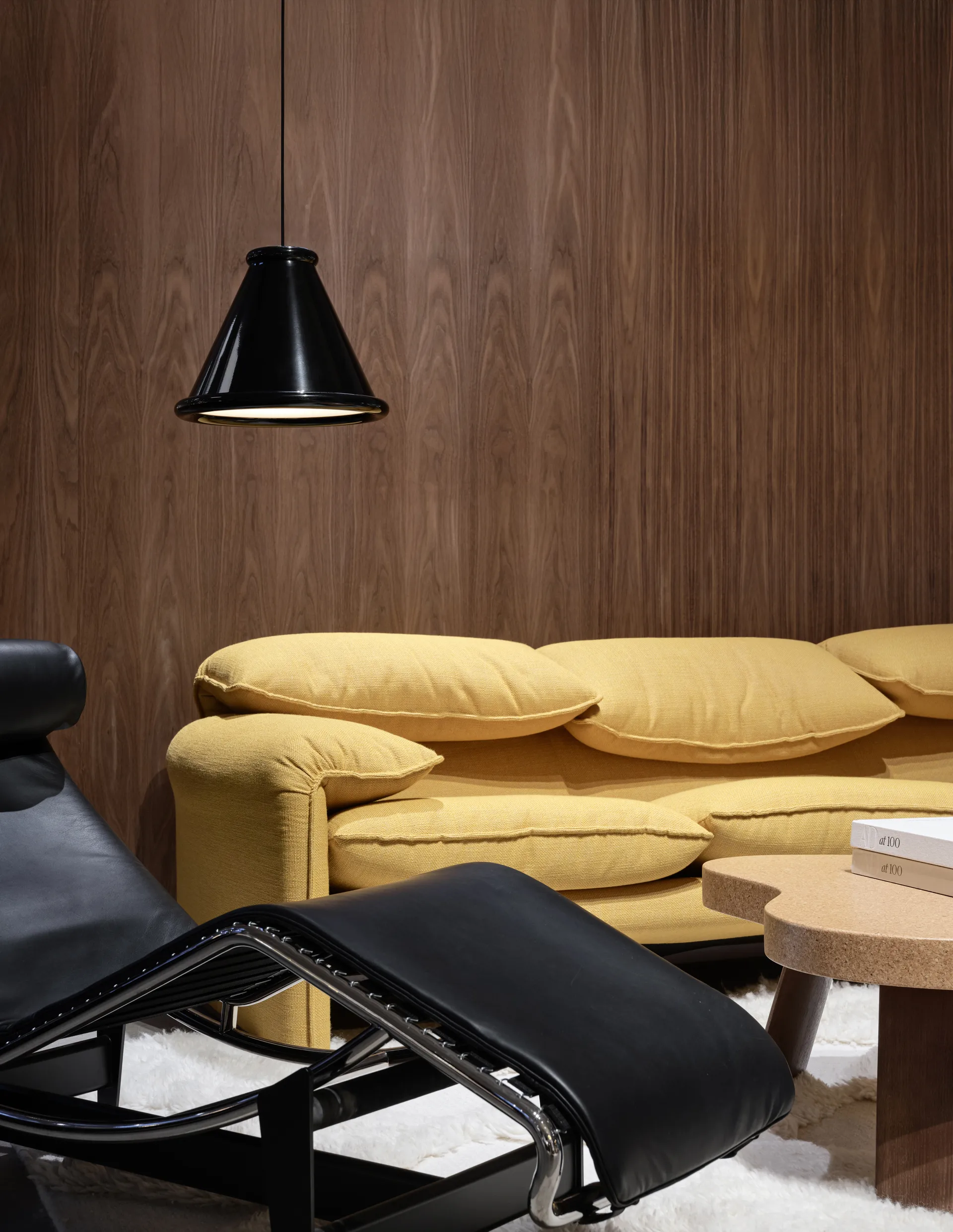 Suspension Belle Ø36 cm, Glossy black Belid