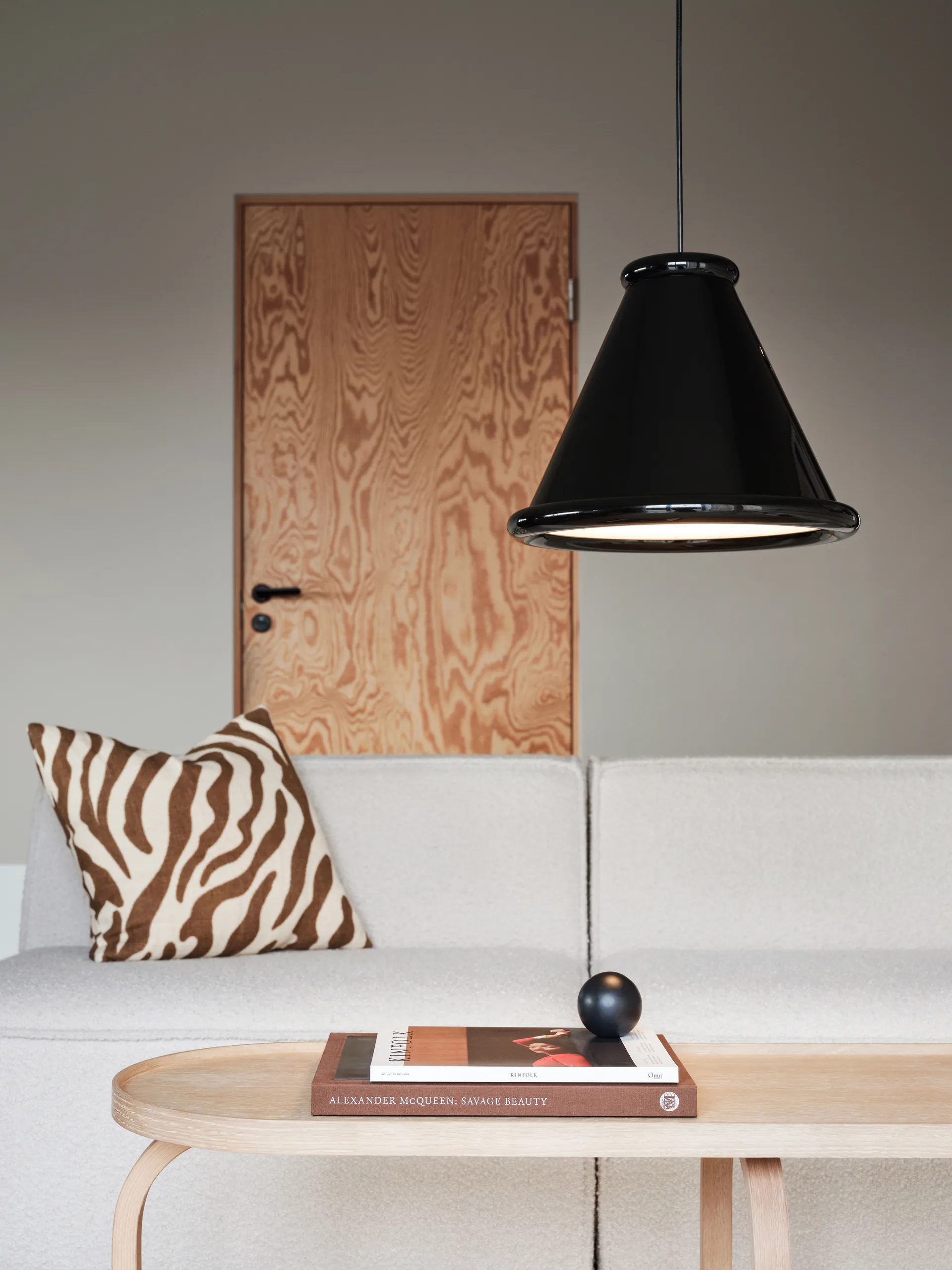 Suspension Belle Ø36 cm, Glossy black Belid