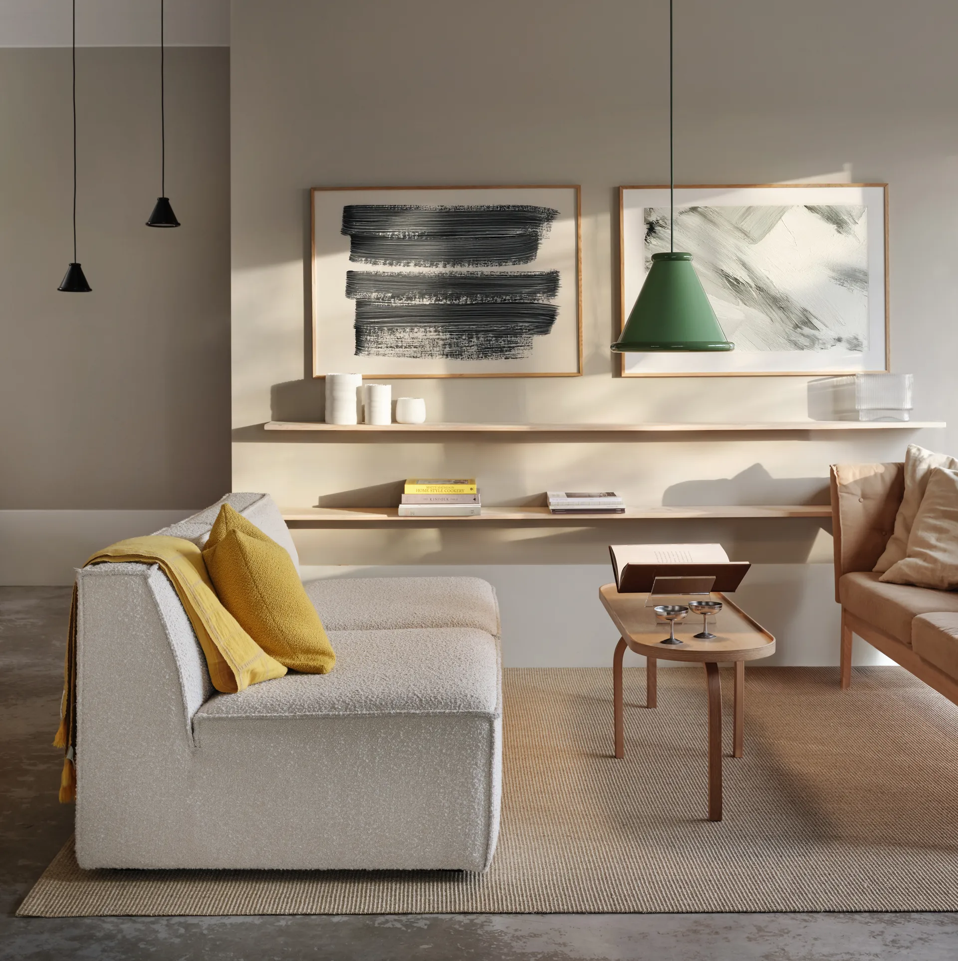 Suspension Belle Ø36 cm, Reseda green Belid