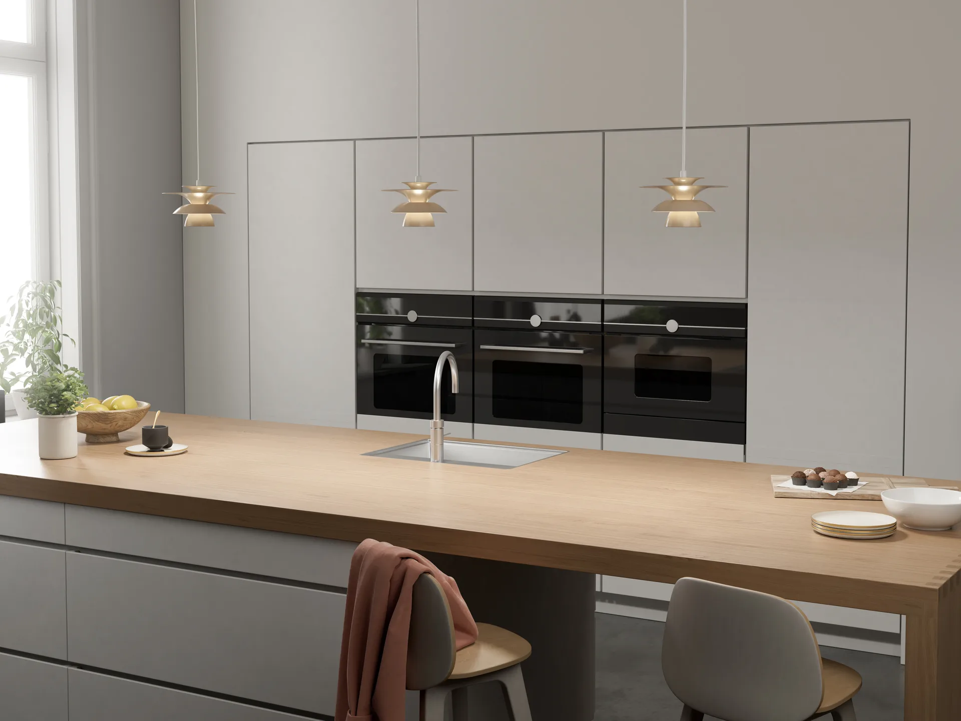 Suspension Picasso Ø18 cm, Nougat Belid