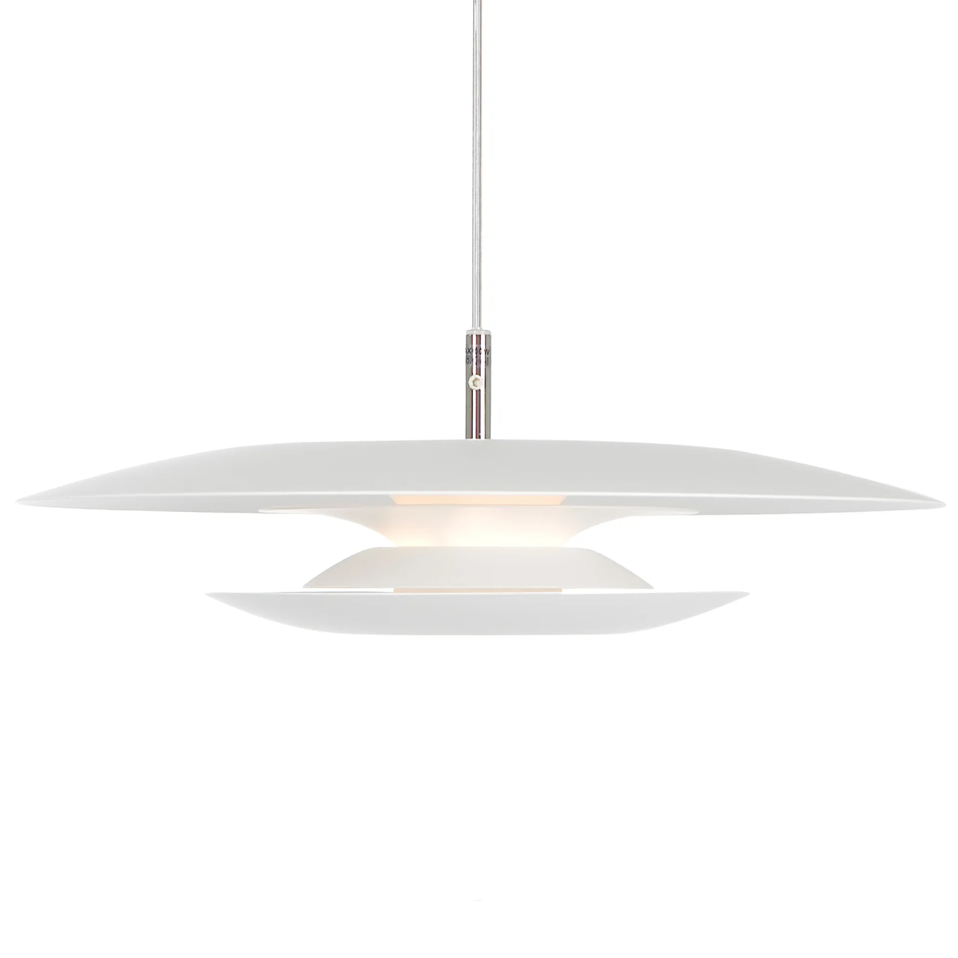 Suspension plafond Eclipse Ø 43cm, Blanc Belid