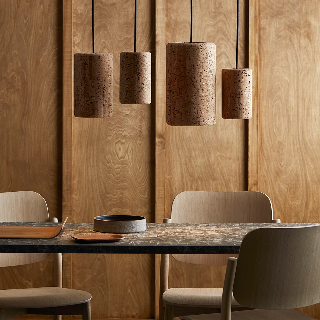 Suspension Porto M, Noir-liège Belid