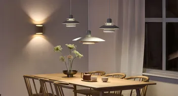 Suspension Primus Ø43 cm - Blanc-chrome - Belid