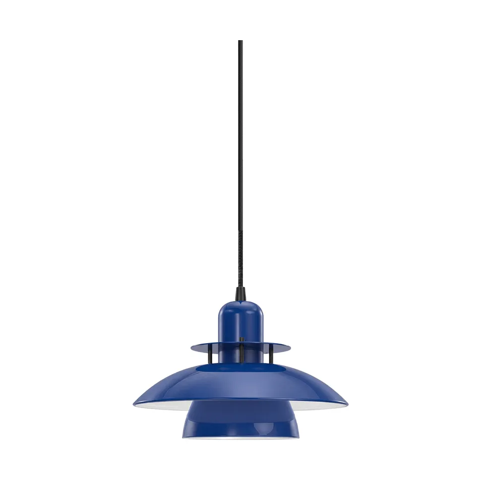 Suspension Primus IV Ø28 cm, Bleu profond-noir mat Belid