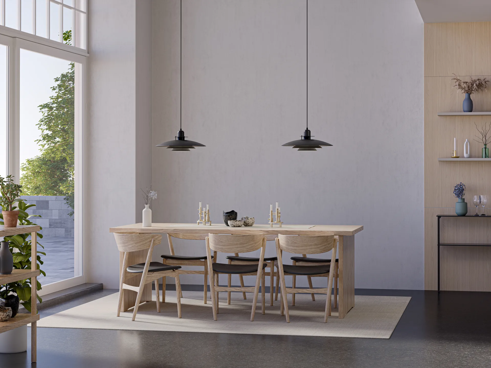 Suspension Primus V Ø47,5 cm, Noir mat Belid