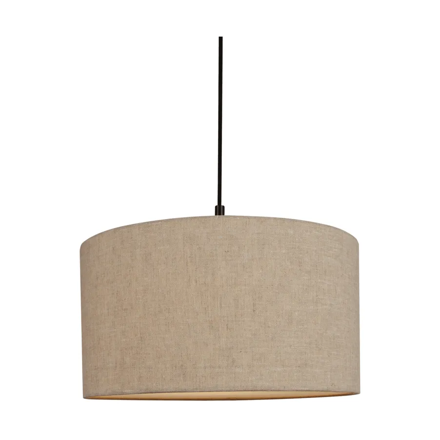 Suspension Soft Ø40 cm, Lin naturel-bronze métallique, Ø44 cm Belid