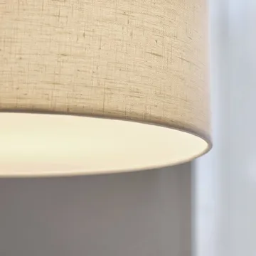 Suspension Soft Ø40 cm - Lin naturel-bronze métallique, Ø44 cm - Belid