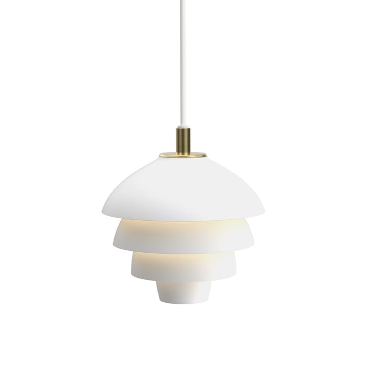 Suspension Valencia Ø18 cm, Blanc mat-laiton Belid