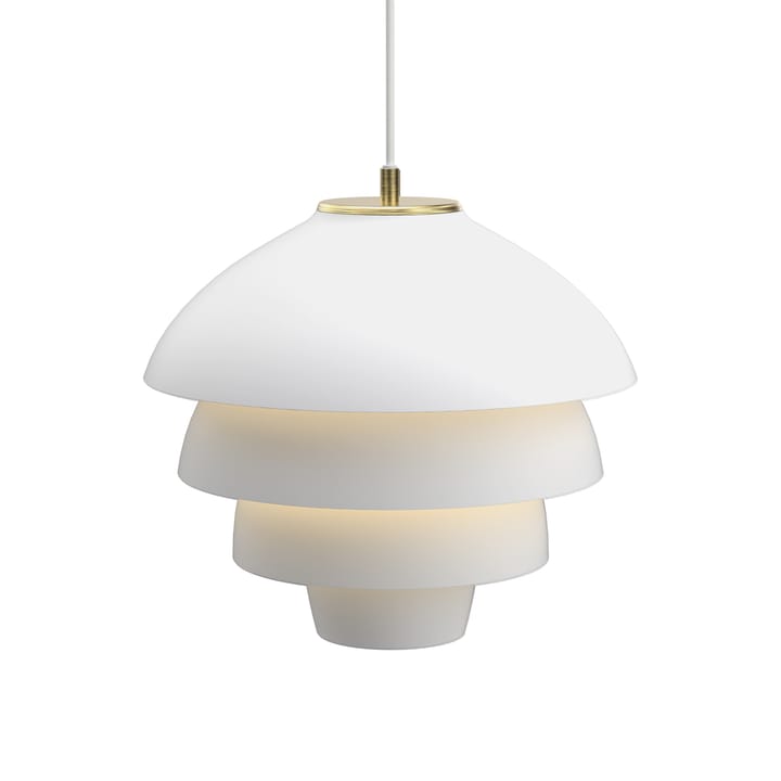 Suspension Valencia Ø42 cm, Blanc mat-laiton Belid