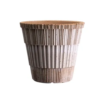 Cache-pot Atlas raw avec soucoupe - Rose, Ø14 cm - Bergs Potter