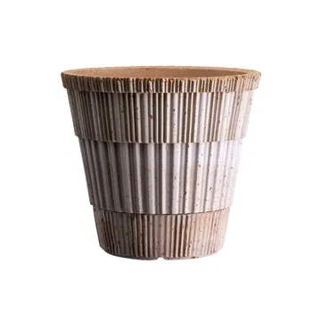 Cache-pot Atlas raw avec soucoupe - Rose, Ø18 cm - Bergs Potter