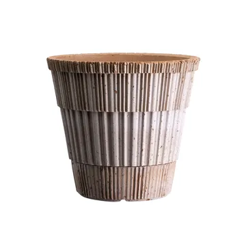 Cache-pot Atlas raw avec soucoupe - Rose, Ø25 cm - Bergs Potter