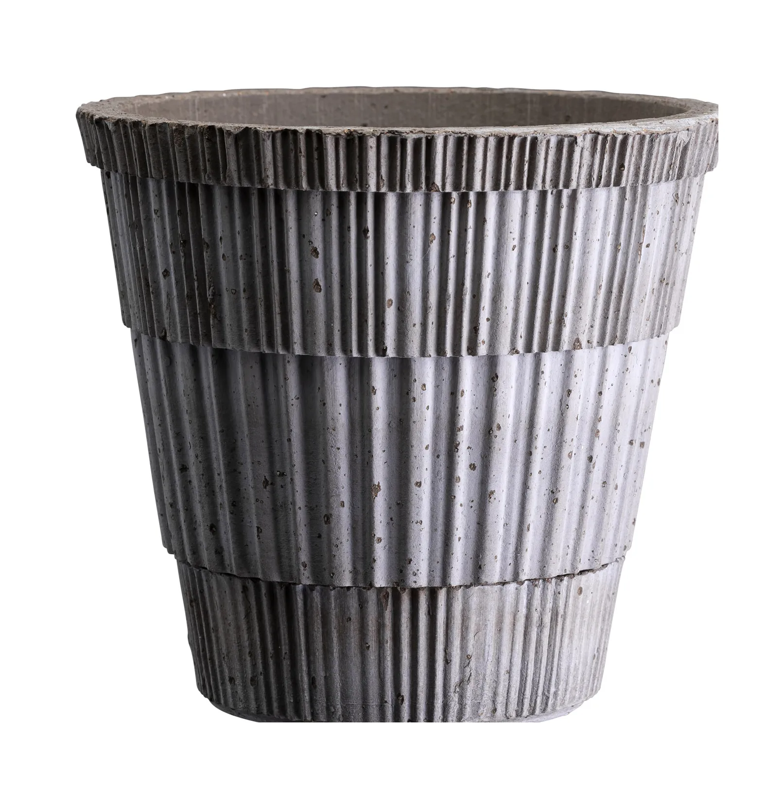 Cache-pot Atlas raw, Grey, Ø25 cm Bergs Potter