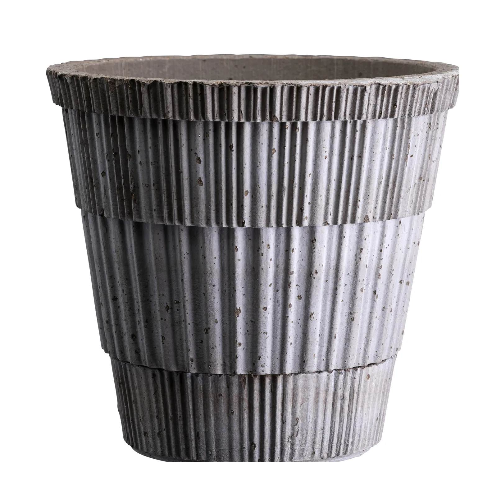 Cache-pot Atlas raw, Gris, Ø21 cm Bergs Potter