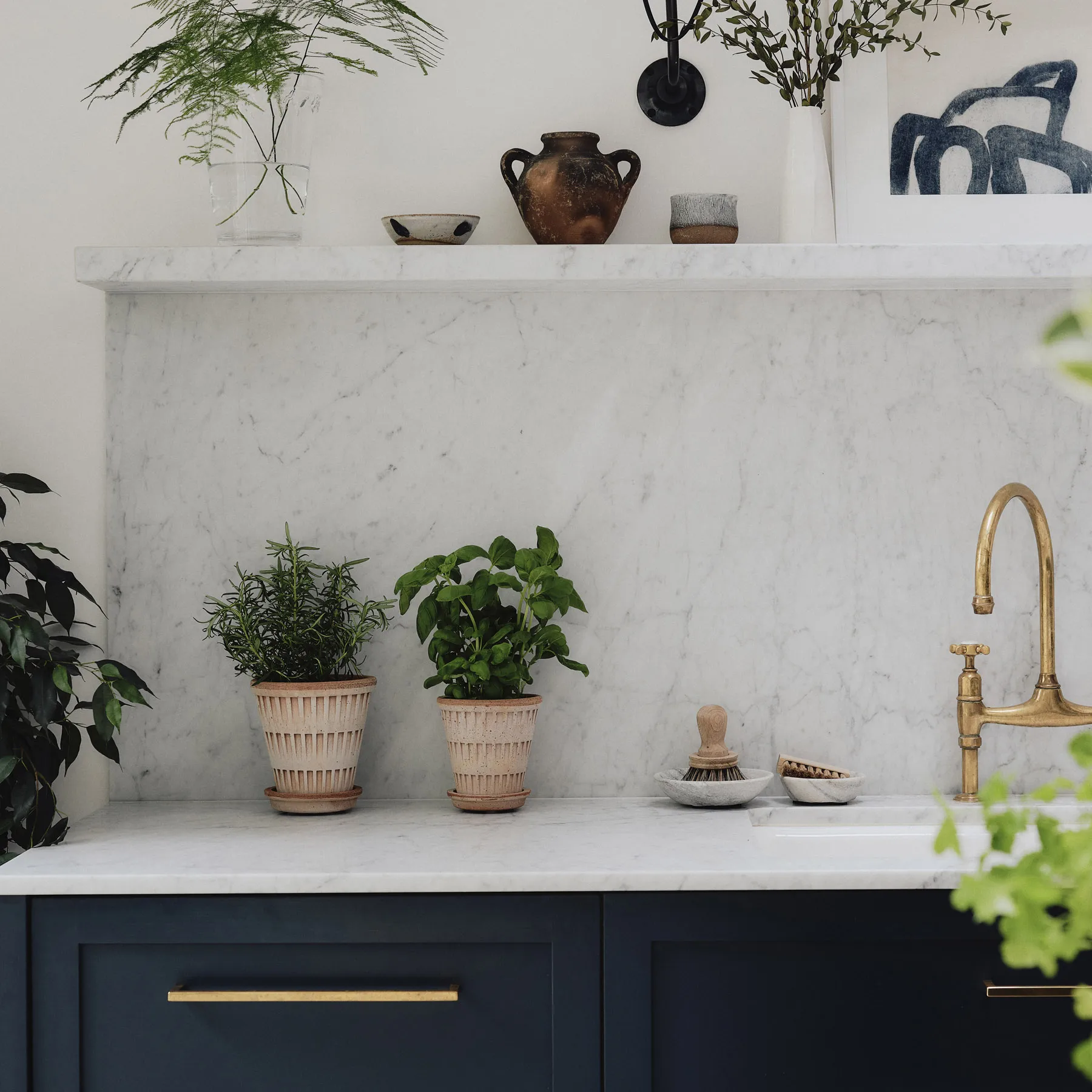 Cache-pot Atlas raw, Rose, Ø12 cm Bergs Potter