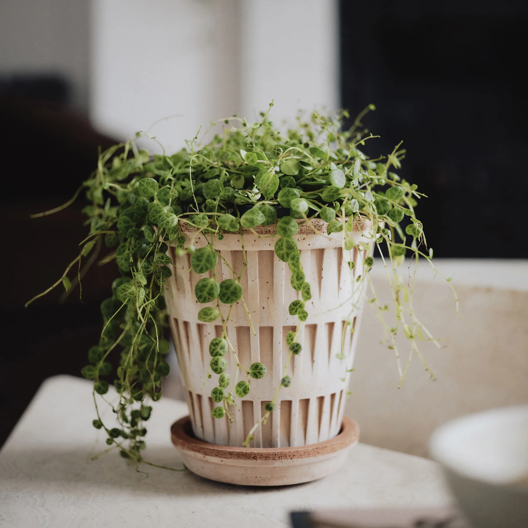 Cache-pot Atlas raw, Rose, Ø14 cm Bergs Potter