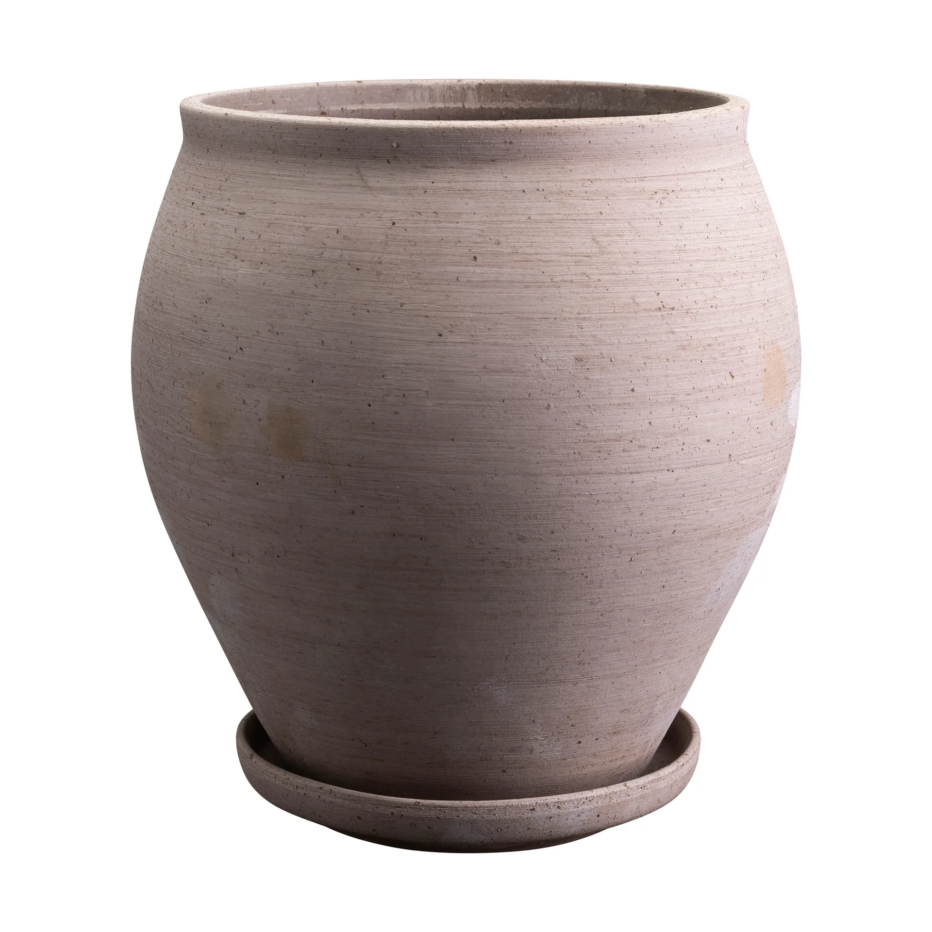 Cache-pot avec soucoupe Delphi 2 pièces, Gris, Ø26 cm Bergs Potter