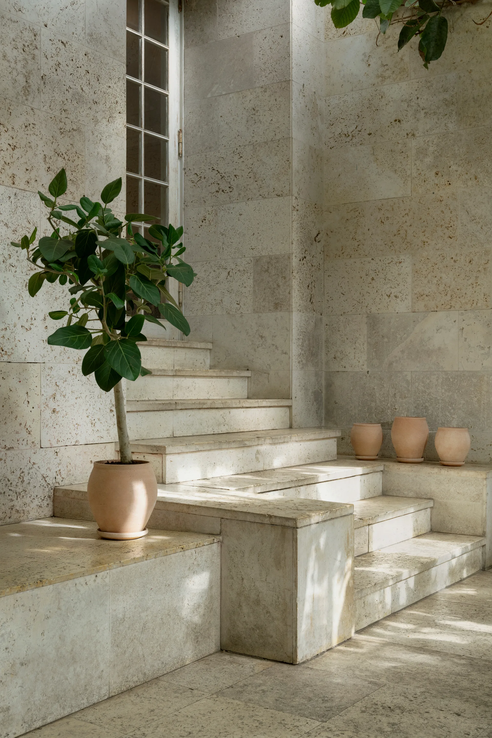 Cache-pot avec soucoupe Delphi 2 pièces, Rose, Ø26 cm Bergs Potter