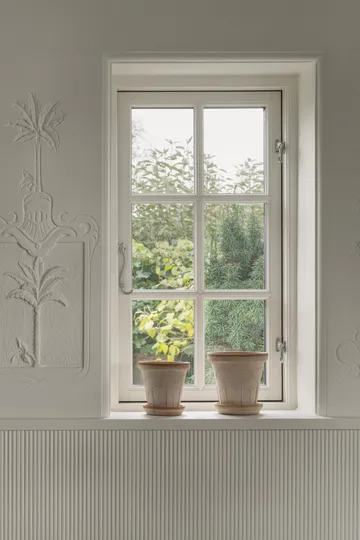 Cache-pot avec soucoupe Fleur 2 pièces - Rose, Ø14 m - Bergs Potter