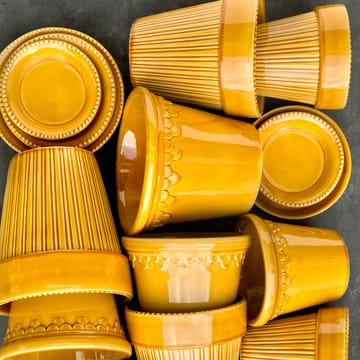Cache-pot émaillé Københavner Ø18 cm - Jaune - Bergs Potter