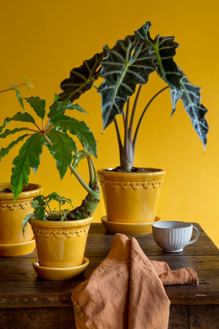 Cache-pot émaillé Københavner Ø18 cm, Jaune Bergs Potter