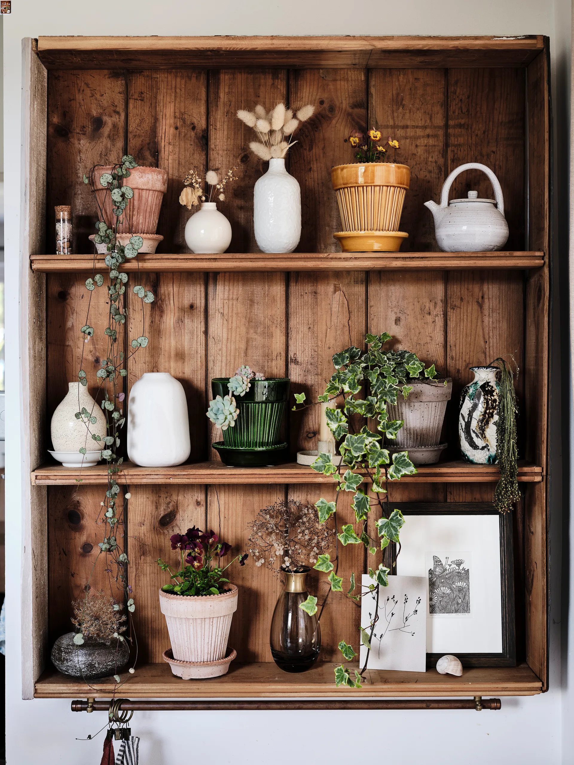 Cache-pot émaillé Simona Ø14 cm, Vert Bergs Potter