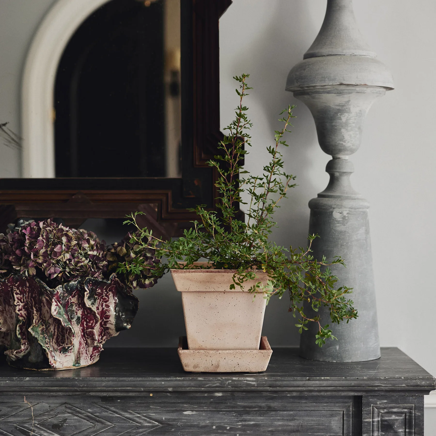 Cache-pot Gaia raw, Rose, Ø21 cm Bergs Potter