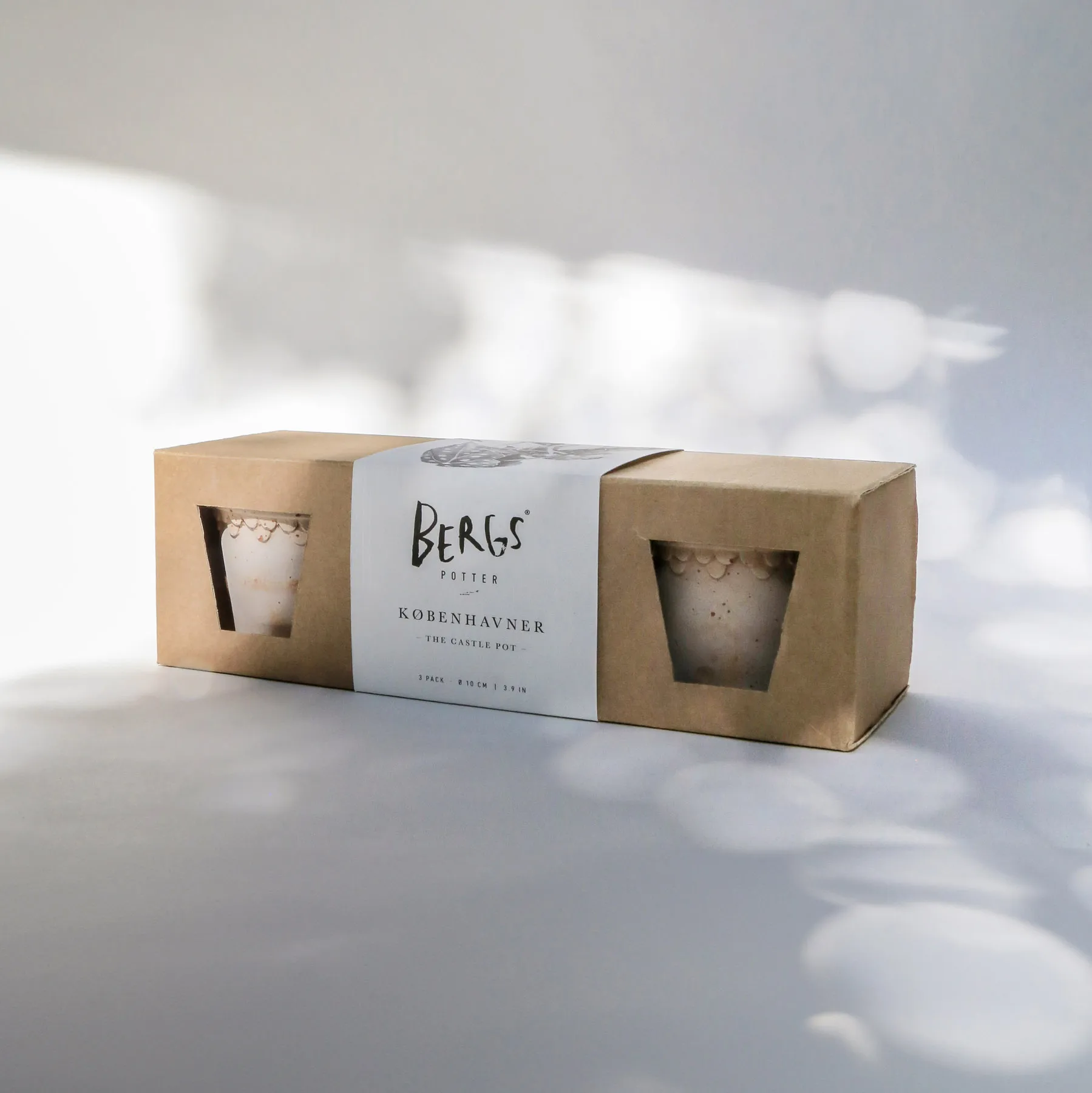 Cache-pot Københavner Ø10 cm, Lot de 3, Rose Bergs Potter