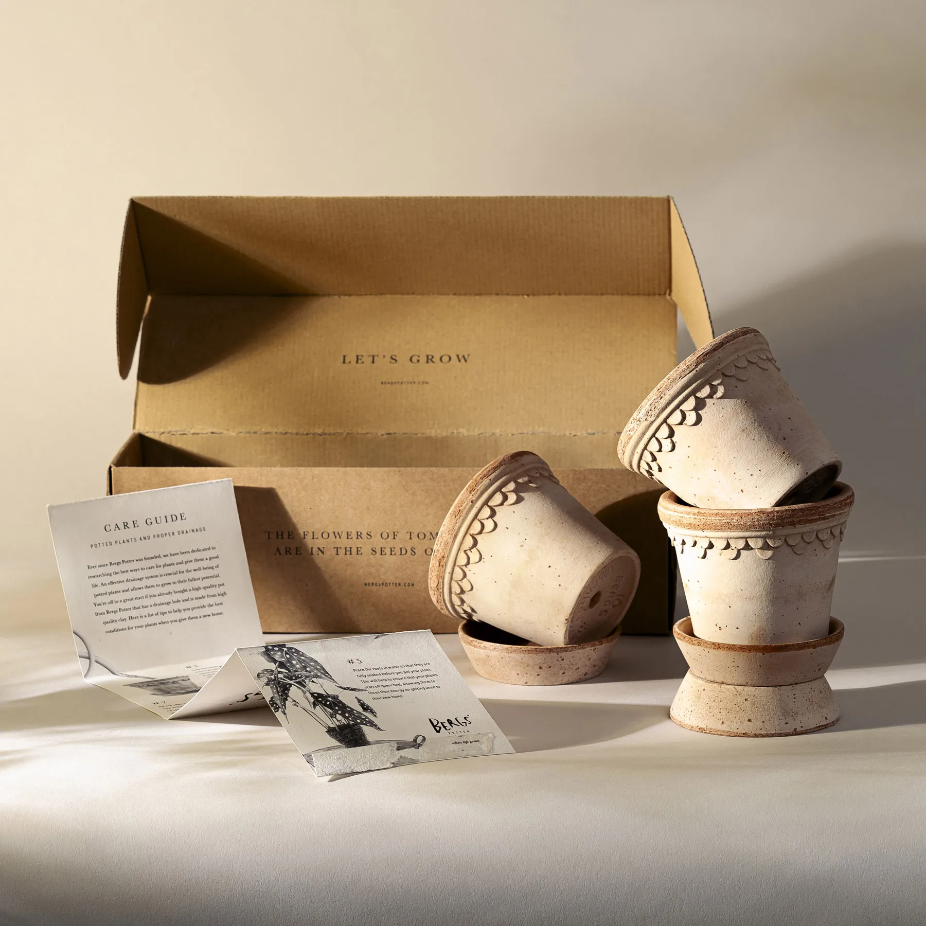 Cache-pot Københavner Ø10 cm, Lot de 3, Rose Bergs Potter