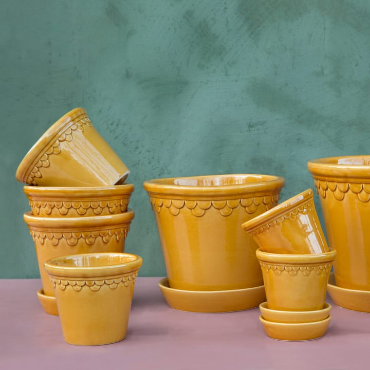 Cache-pot Københavner Ø16 cm, Jaune Bergs Potter