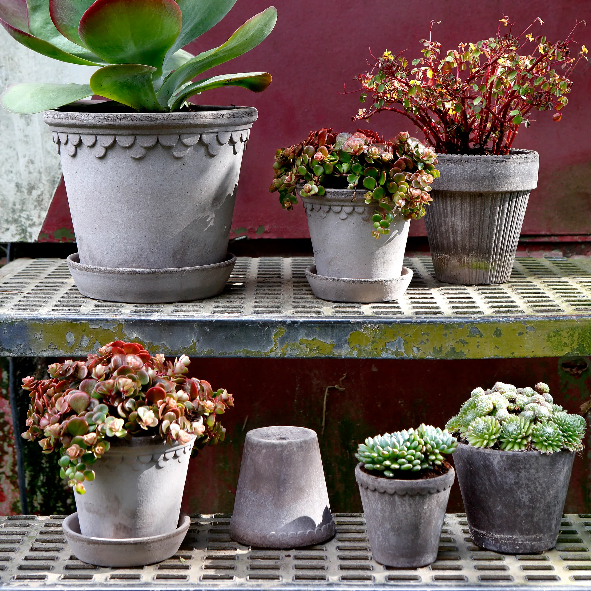 Cache-pot Simona 14 cm, Gris Bergs Potter