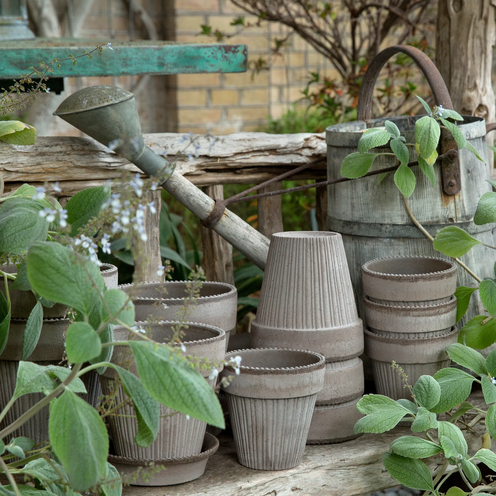 Cache-pot Simona 16 cm, Gris Bergs Potter