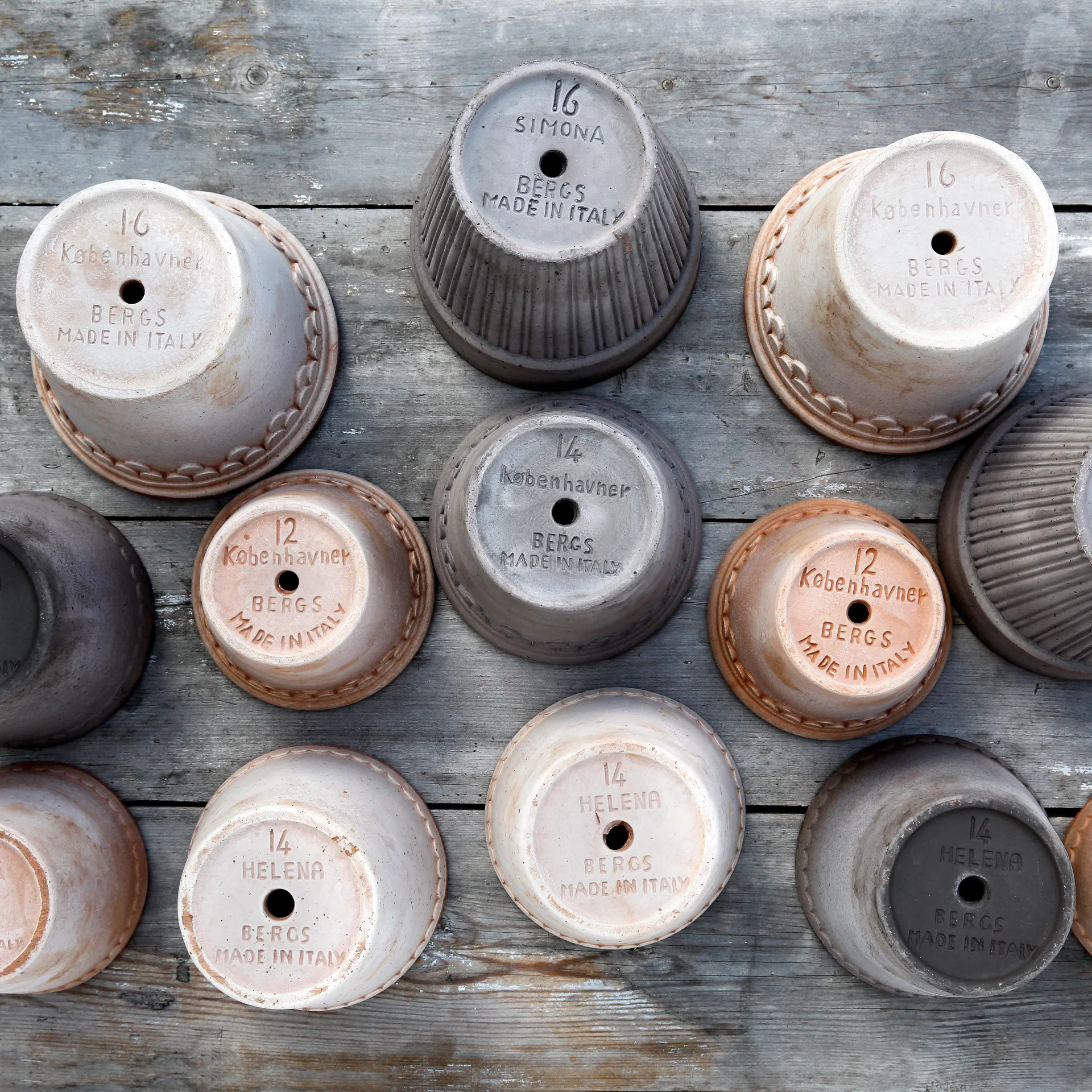 Cache-pot Simona 16 cm, Gris Bergs Potter