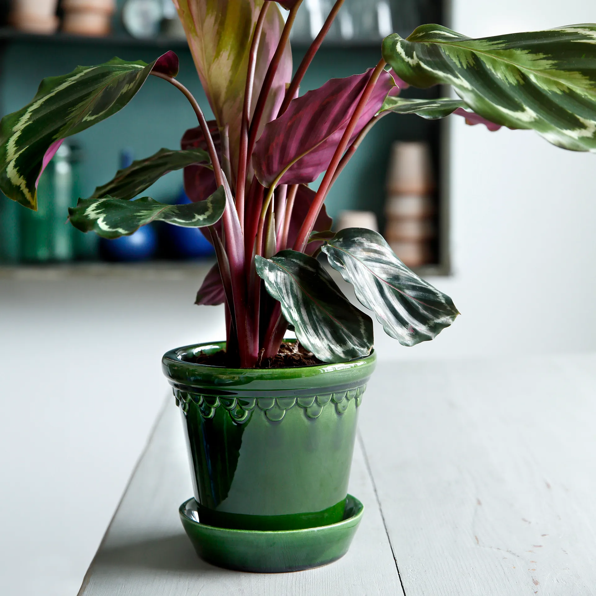 Pot de fleurs émaillé Köpenhamn, Vert, Ø18 cm Bergs Potter