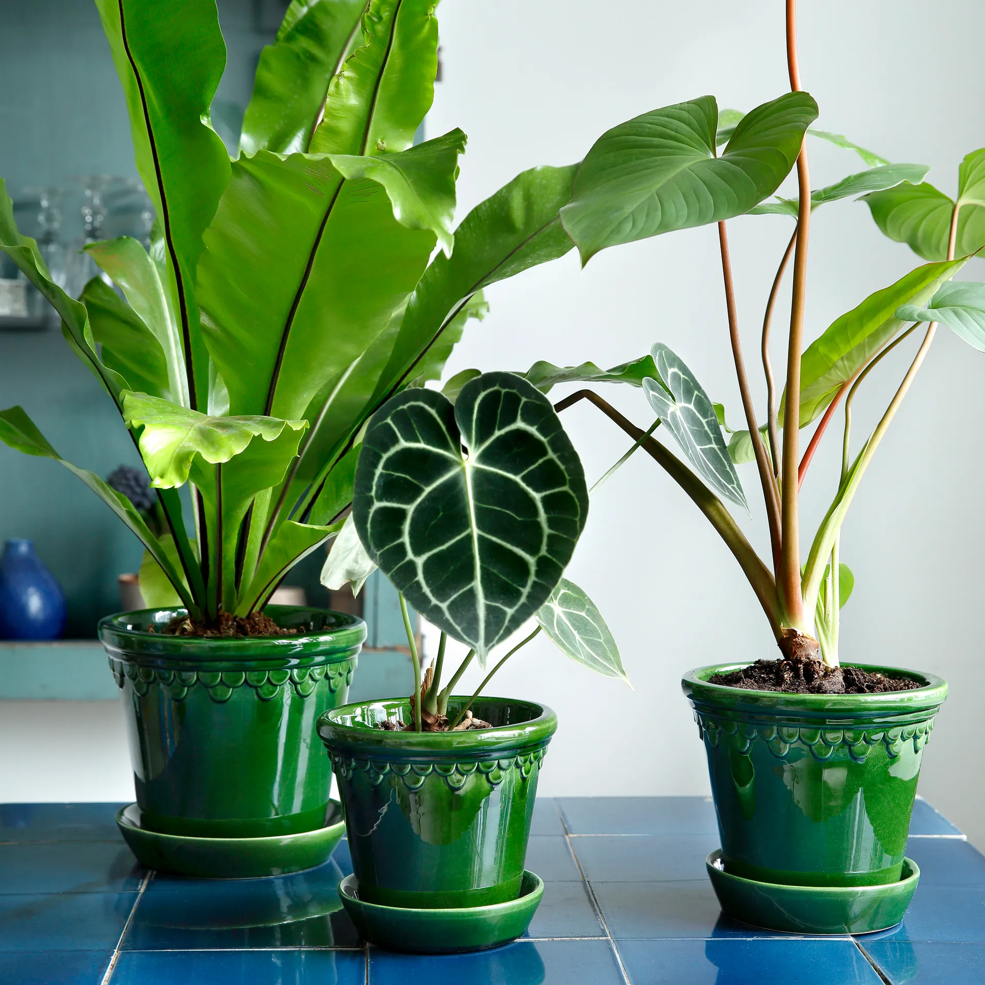 Pot de fleurs émaillé Köpenhamn, Vert, Ø18 cm Bergs Potter